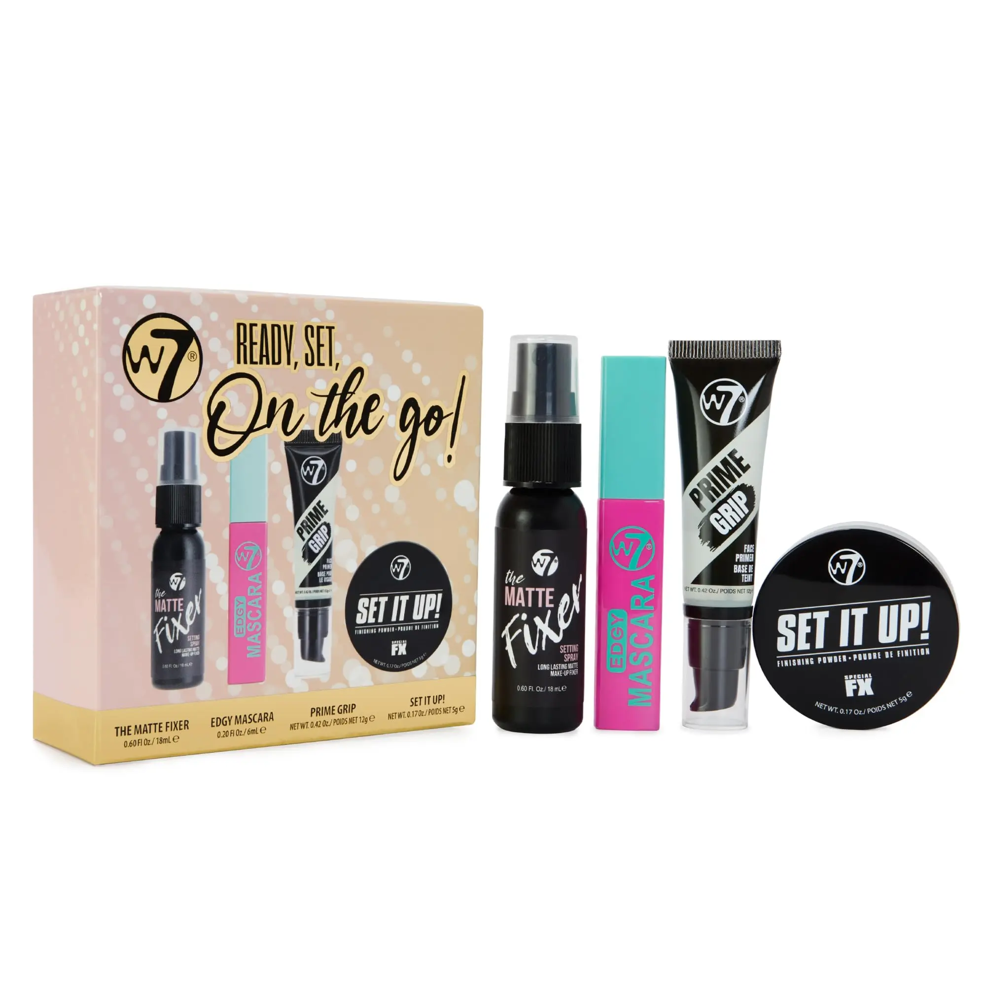 W7 Ready, Set, On the Go Mini Makeup Gift Set