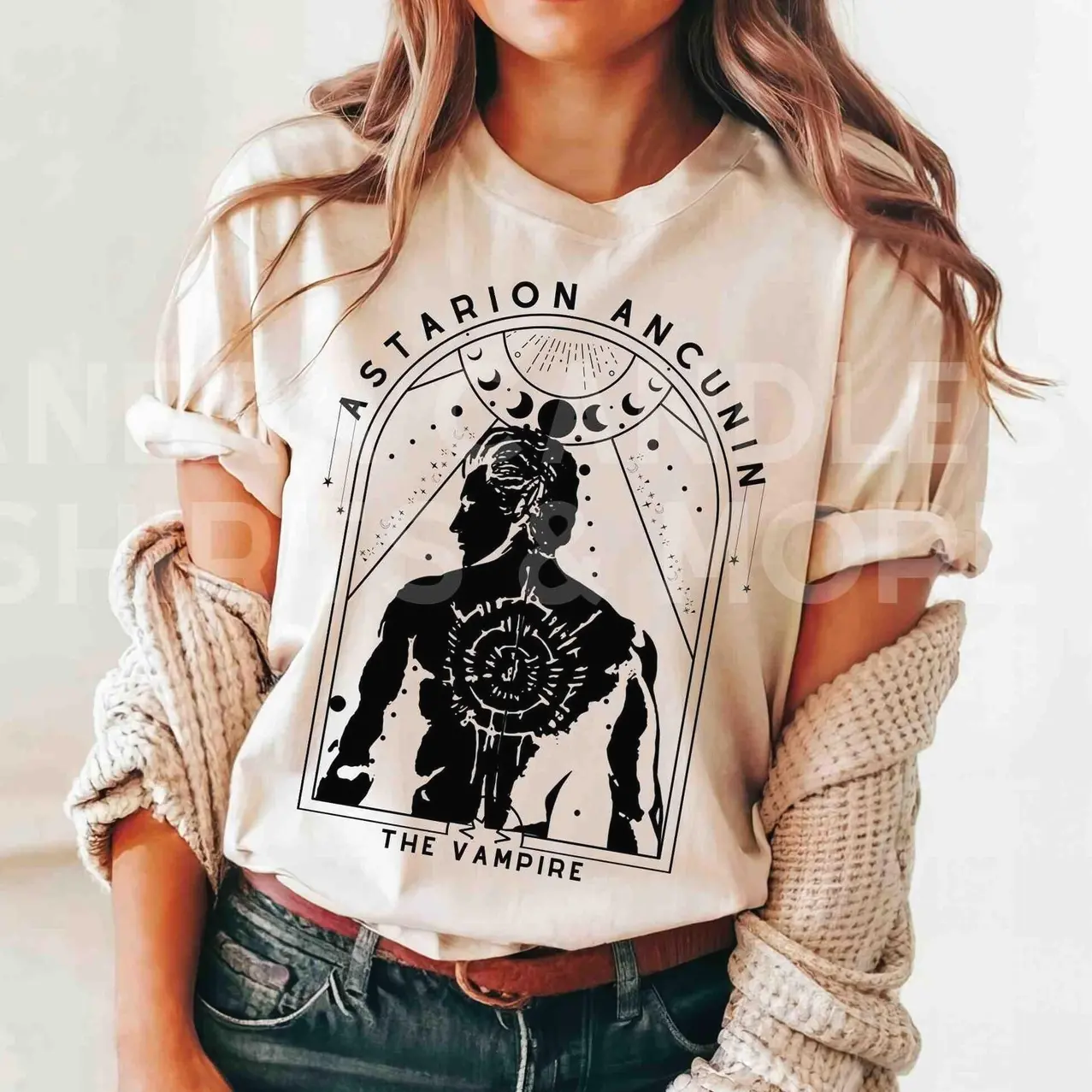 Astarion T-Shirt, Baldur's Gate Shirt, Baldur's Tee, BG Gamer Shirt, BG3 Merch, Astiarion Vamp Vampire, Baldur's Gate Merch 3