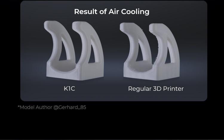 Creality K1C 3D Printer - Advanced Core XY, up to 600mm/s - High-Speed Printing with Clog-free Extruder Kit and AI Camera