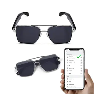 Smart Glasses for Men and Women, Open-Air Audio Speaker with Microphone, Voice Assistant, Clear Music Sound, Call and Work, Wearable Smart Glasses