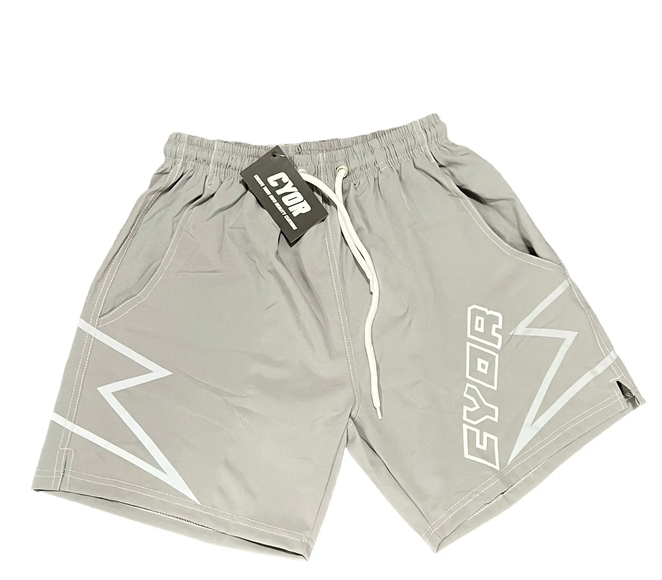 "Space Grey" Volt Reflective Shorts