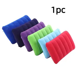 Portable Inflatable Pillow, Humanized Design for Outdoor Camping, Office Nap Cushion, Travel Air Mattress, Neck Stretcher Backrest Plane Comfort Pillows