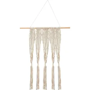 2.5ft.x 2ft.Hand Woven Macrame Wall Hanging Decor,
