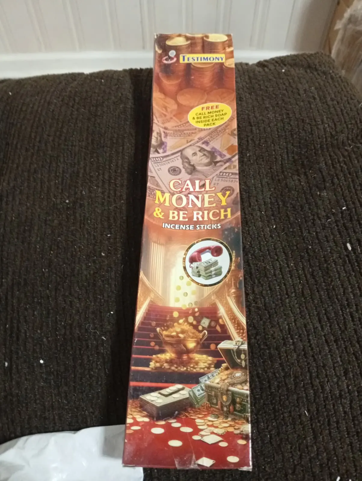 Testimony “Call Money &amp; Be Rich” Incense Sticks