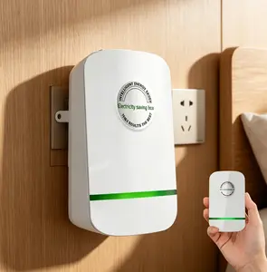 2026 Updated US Plug Electricity Saving Box,90-250V Wide Voltage Plug with Indicator Light,Built-in Stabilizer Surge Protection to Reduce Electric Charges,Practical Power Saving Device for Home Dorm Office Bedroom and Daily Gift Selection