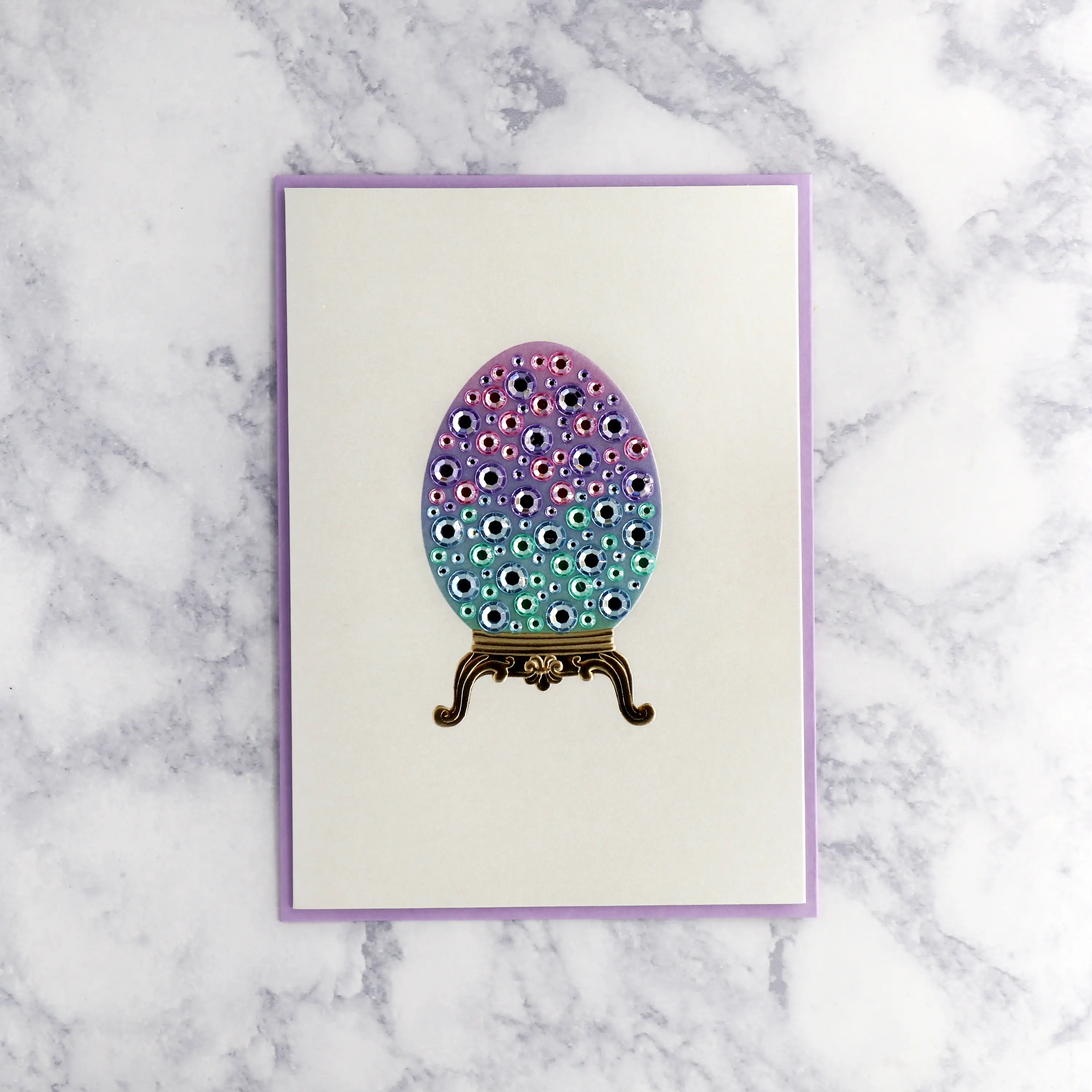 Gemmed Egg Easter Card