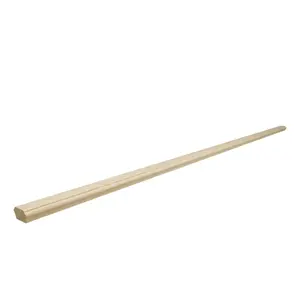 FixtureDisplays® 96 Inch Red Oak Stair Handrail - Durable Wooden Railing for Indoor Stairs, Natural Wood Grain 6111-HAND RAIL -96*2.5*1.5"