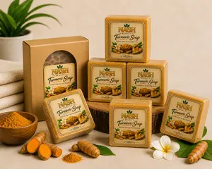 Nash Beauty Turmeric Soap Bar (6-Pack)- Cleansing & Glow Soap