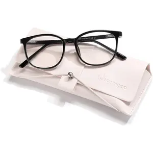Blue Light Blocking Glasses Fashion Round TR90 Frame Transparent Eyewear Anti UV Computer Glasses for n Men