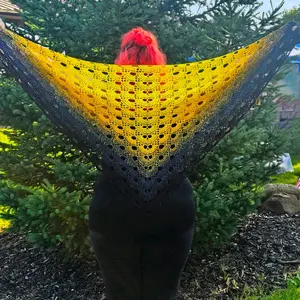 Hand-made Crochet shawl