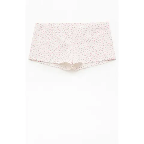 John Galt Women's Pink Floral Boxer Boyshorts