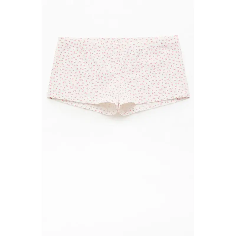 John Galt Women's Pink Floral Boxer Boyshorts