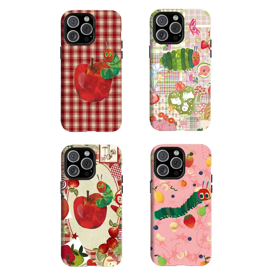Y-Cute  The Very Hungry Caterpillar Phone Case,Having good protective properties,for iPhone 16 15 14 13 12 11 17Pro Max,for Samsung S25 S24 S23 S22 Ultra,Protective Cover,give her/him a gift for Christmas and Thanksgiving