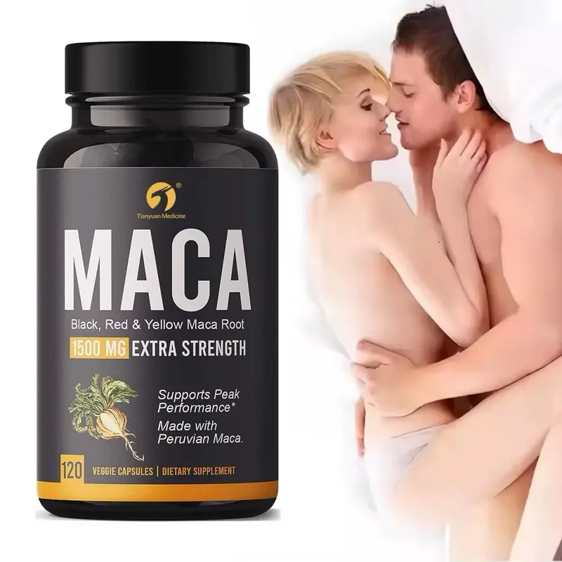 Organic Maca Root 120 Capsules 10000mg, Peruvian Maca Extract for Men and Women Organic Maca Root 120 Capsules 10000mg, Peruvian Maca Extract for Men and Women