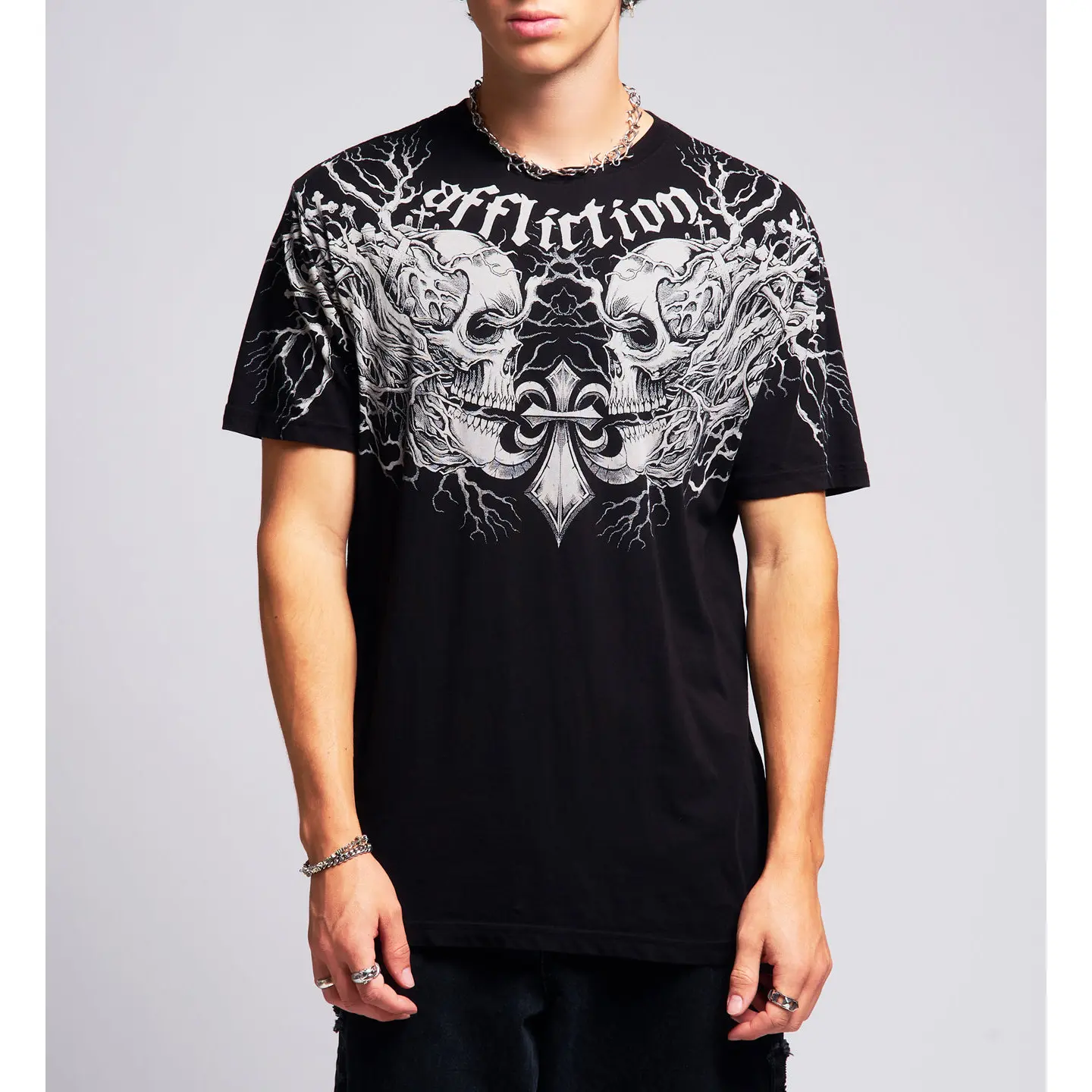 Affliction Men's T-shirt Uprooted Tee Affliction Men's T-shirt Uprooted Tee