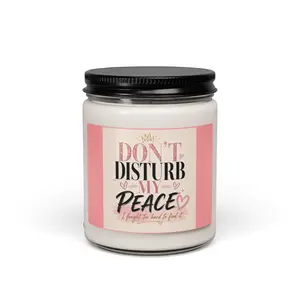 Scented soy candle