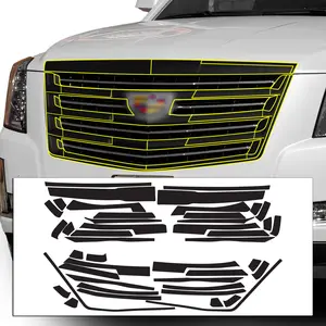 Cadillac Escalade 2015-2020 Blackout Chrome Delete Kit - Precut Gloss Black Vinyl Overlays