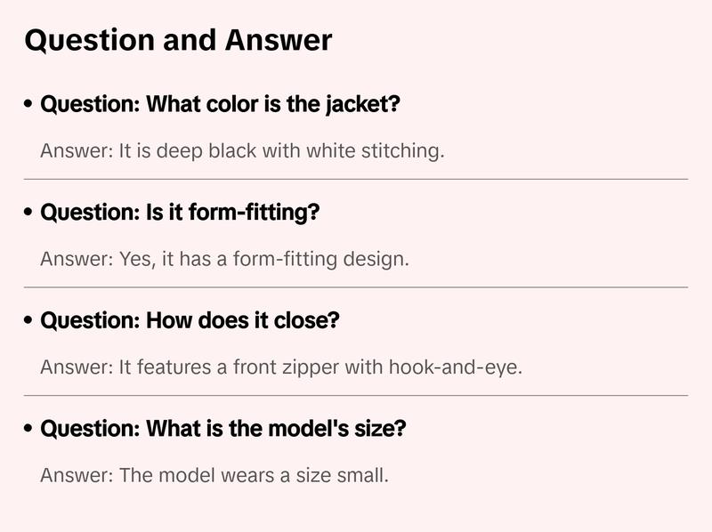 ND Black Cropped Denim Corset Jacket