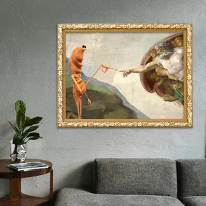 [UNFRAMED POSTER] Funny Creation of Ad am Marcus the Worm Funny Meme VR Gag Gift Funny Art Marcus the Worm Art Poster