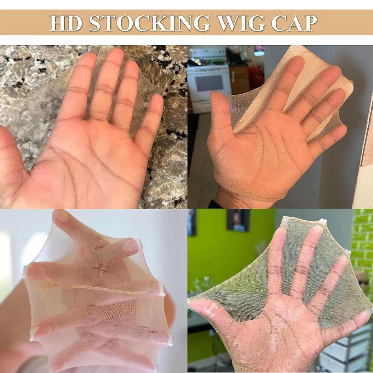 Free Gift with 1 Pcs Soft Breathable Wig Caps Comfortable Transparent and Invisible Wig Cap for Women