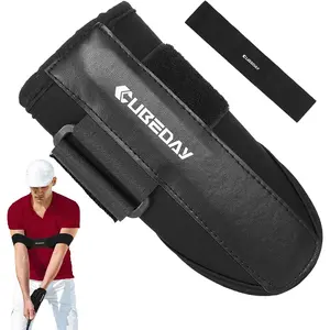 Golf Wrist Brace & Arm Band Training Aid Kit - Pro Golf Swing Trainer for Impact Control & Muscle Memory - Adjustable Golf Wrist Training Aid to Fix Slices, Hooks & Chicken Wing - Men & Women