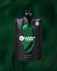 Lunar Tides Hair Color - Juniper Dark Green Highly Pigmented Hair Dye Vegan Cruelty-Free