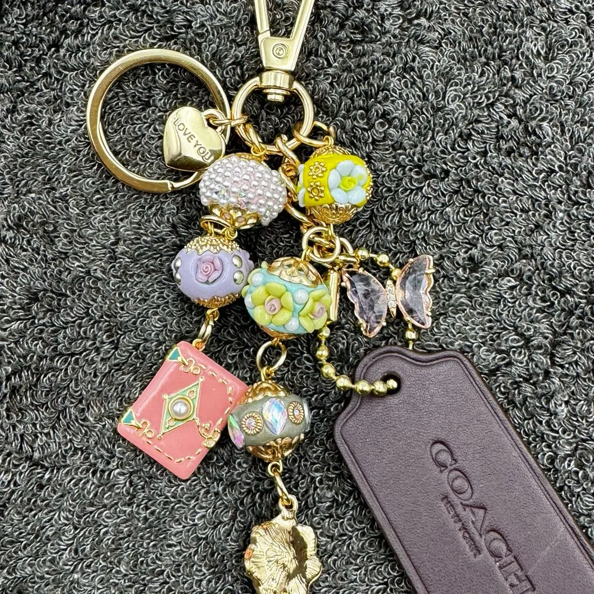 Handcrafted key chain cell phone chain