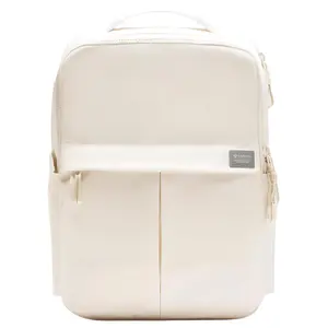 Lululemon Everyday 21L Backpack for Men and Women – Adjustable Straps, Side Pockets, Polyester – Light Ivory