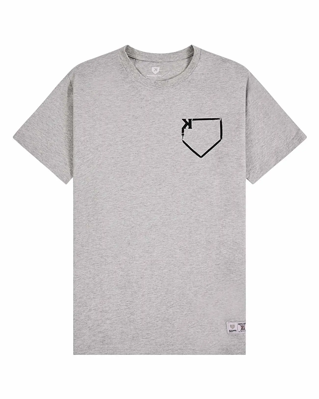 Youth Baseball T-Shirt, Pitchers Only Paint Corners, Short Sleeve Graphic Tee