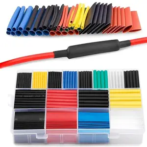 164/580pcs Practical Multi-Color Heat Shrink Tubing Kit Various Sleeve Cable Kits in 6 Colors And 11 Sizes, Perfect for Electrical Insulation, Repairs And Wire Connectors, Suitable for DIY