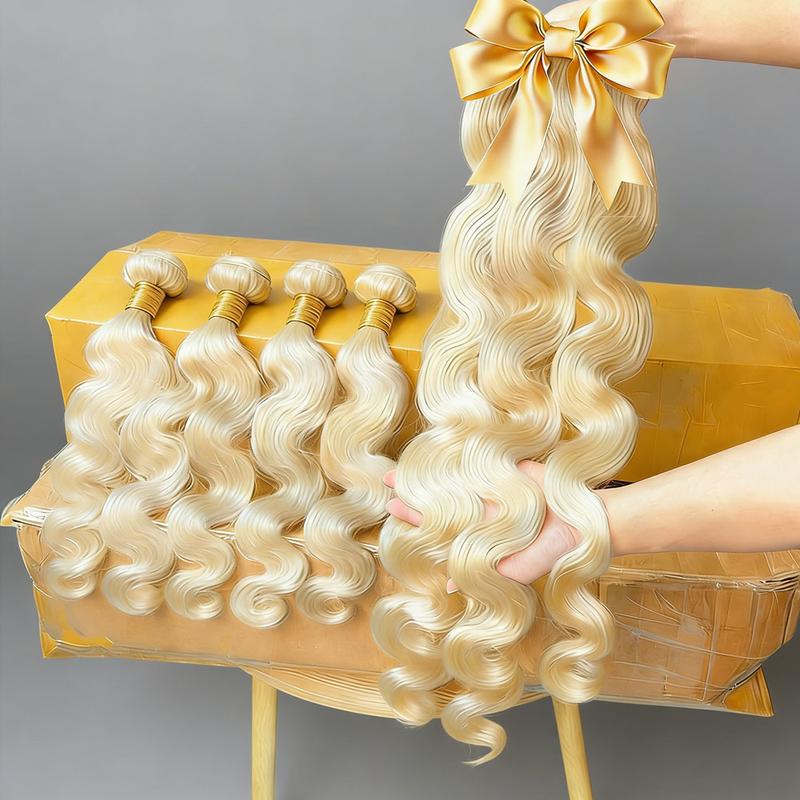 3/4 Bundles With Closure Body Wave Highlight Burgundy 99J Human Hair 4x4 Lace Front With 3 Bundles Brazilian Hair For Women