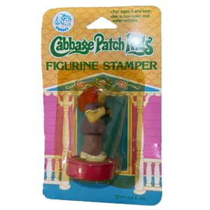 Vintage Cabbage Patch Kids Figurine Stamper Smile SEALED 1984