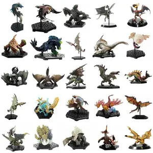 2026 new Japanese Genuine Scale Model Monster Hunter Rise of Dawn Series Black Erosion Dragon Destroy Dragon Brok Action Figure Toys