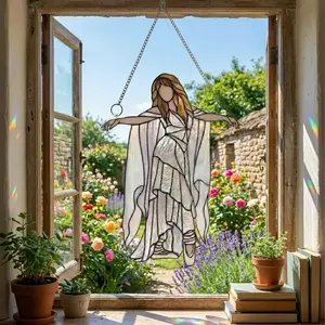 Fleetwood Mac Rumours Stevie Nicks Stained Acrylic Suncatcher, Boho Rhiannon Witch Coven Window Decor, Colorful Light Catcher, Music Home Décor, Gift For Fans