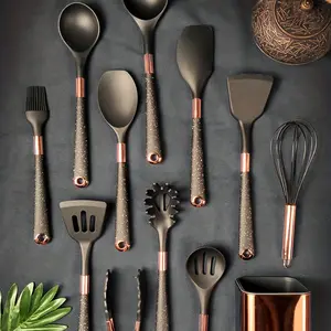 6/10/12PCS Silicone Kitchen Utensil Set - Non-Stick, Heat-Resistant Cookware - BPA-Free, Easy-Clean Tools for Safe Cooking - Perfect Modern Gadgets, Dorm & School Supplies - Durable, Washable Design