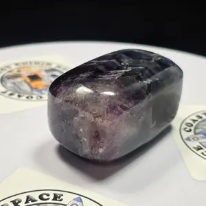 Polished Rainbow Fluorite Paperweight 236 grams