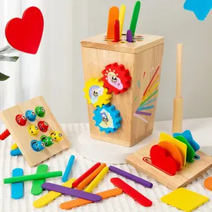 5-in-1 Montessori Color Sorting Cups for Toddlers