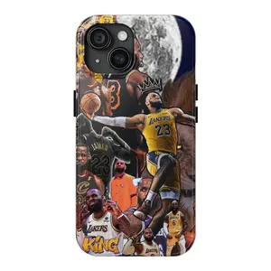 LeBron James Phone Case for iPhone 16 15 14 13 12 Pro Max 16e 15 14 Plus iPhone 13 12 Mini X XS XR SE iPhone 11 8 Cover Samsung Galaxy S21 to S25 ZJ2