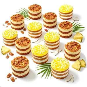 David’s Cookies Mini Snack Cakes – 12 Count Carrot Cake & Pineapple Coconut, Individually Wrapped Bakery-Style Dessert Cakes, Moist Ready-to-Eat Gourmet Sweet Treat Gift Box for Father’s Day, Birthdays & Special Celebrations