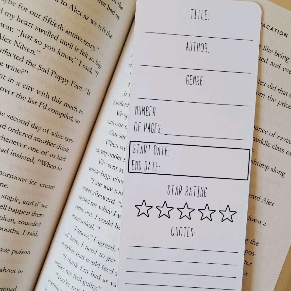 Journal Bookmark