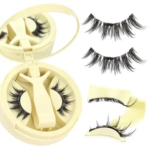 Magnetic Eyelashes Set - 1 Pair Reusable No-Glue False Lashes, Easy Applicator, All-Day Secure Fit, Natural Manga Lashes, Appropriate Density, Eco-Friendly Design, Easy Storage & Portability, Ideal for Gatherings, Eyelashes Magnetic Set