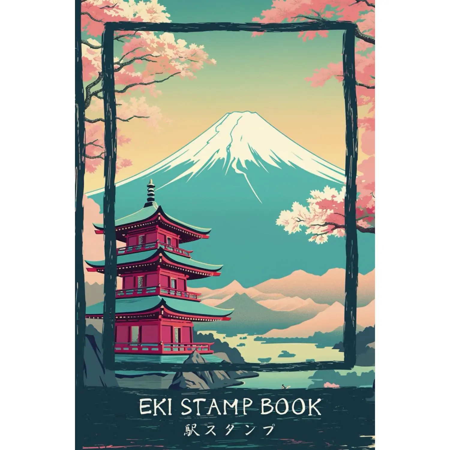 Eki Stamp Book: Capture Your Travels with a Cool and Unique Japanese Tradition | Pastel Edition | Travel-Friendly 4x6 Size