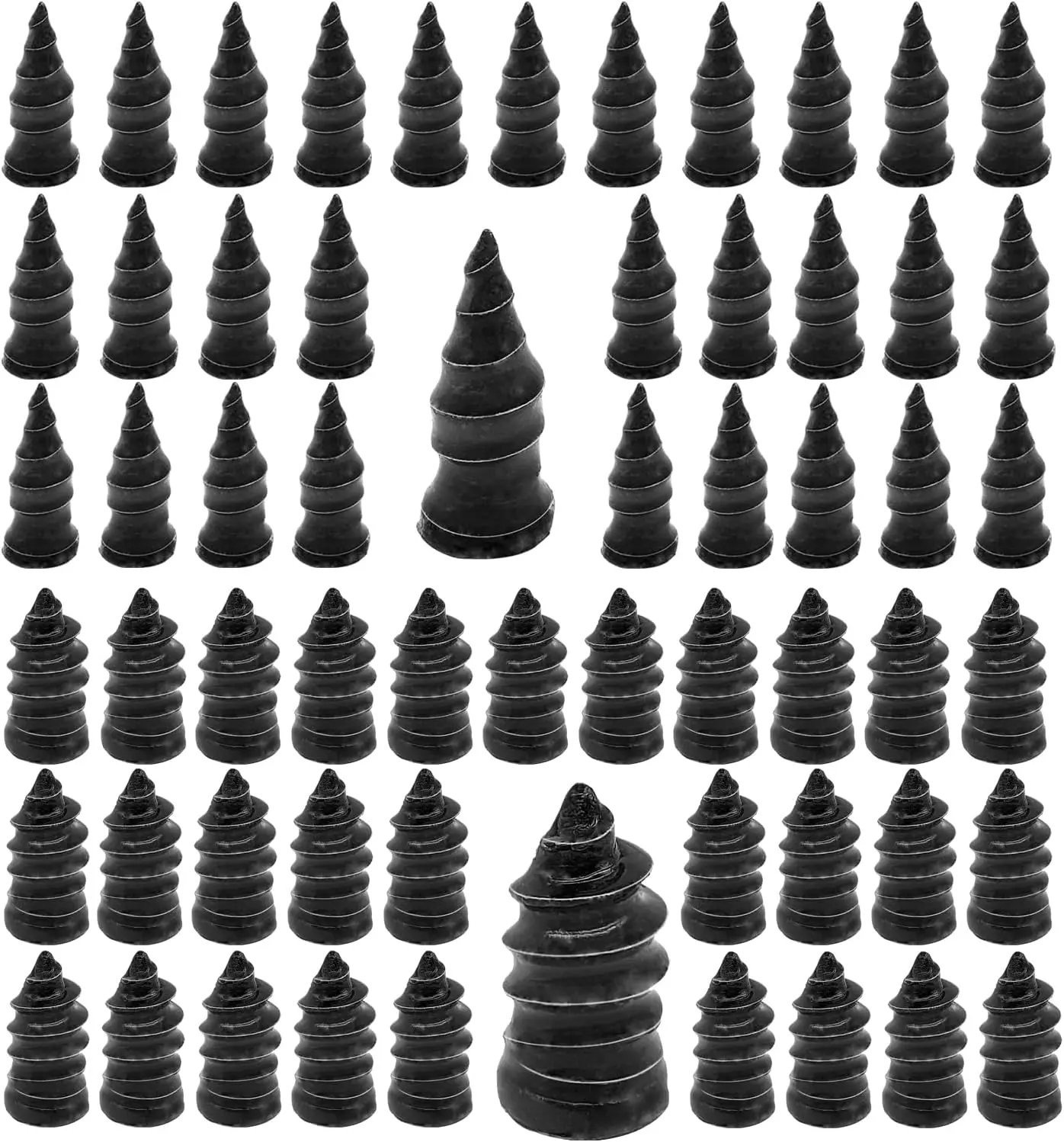 60PCS Tire Repair Screws Plug Kit, Self-Service Tires Repairs Kit, Vacuum Tire Repair Screws for Quick Fixes, Screw in Tires Plugs Car Accessories for Truck,SUV,Motorcycle