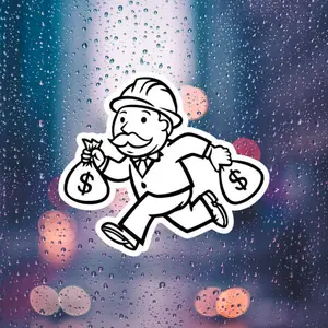 Money Man Sticker, LINEMAN Hard Hat Sticker, Blue Collar Stickers, Gift for Electrician, Funny Gift, Decals for Hard Hat- Toolboxes- Helmet.