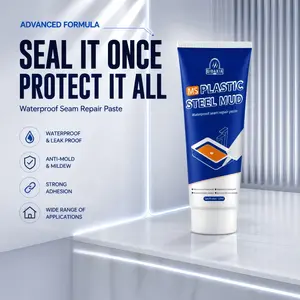 Advanced White Silicone Caulk for Kitchen & Bathroom 5X Strong Adhesion Waterproof Mold Resistant Sealant with FREE Handy Tool for Sink Tub Shower Bathtub Toilet Edge Protection