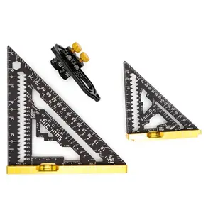 7.5" Pro Square + 4.5" Mini Square w/Level + 1.5" Jigs + Holder - Latino Builders Show Edición Elite Set