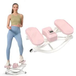 HOTWAVE RockStepper for Legs, Glutes & Core - 350lbs Capacity No Assembly Aerobic Stepper, Indoor Fitness Gear