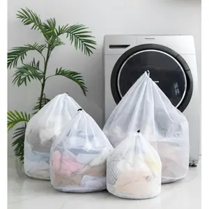 Floating Washing Machine Lint Catcher Bag, Nylon Washable Washing Bags, Laundry Filter Accessories for Everyday Wash Loads