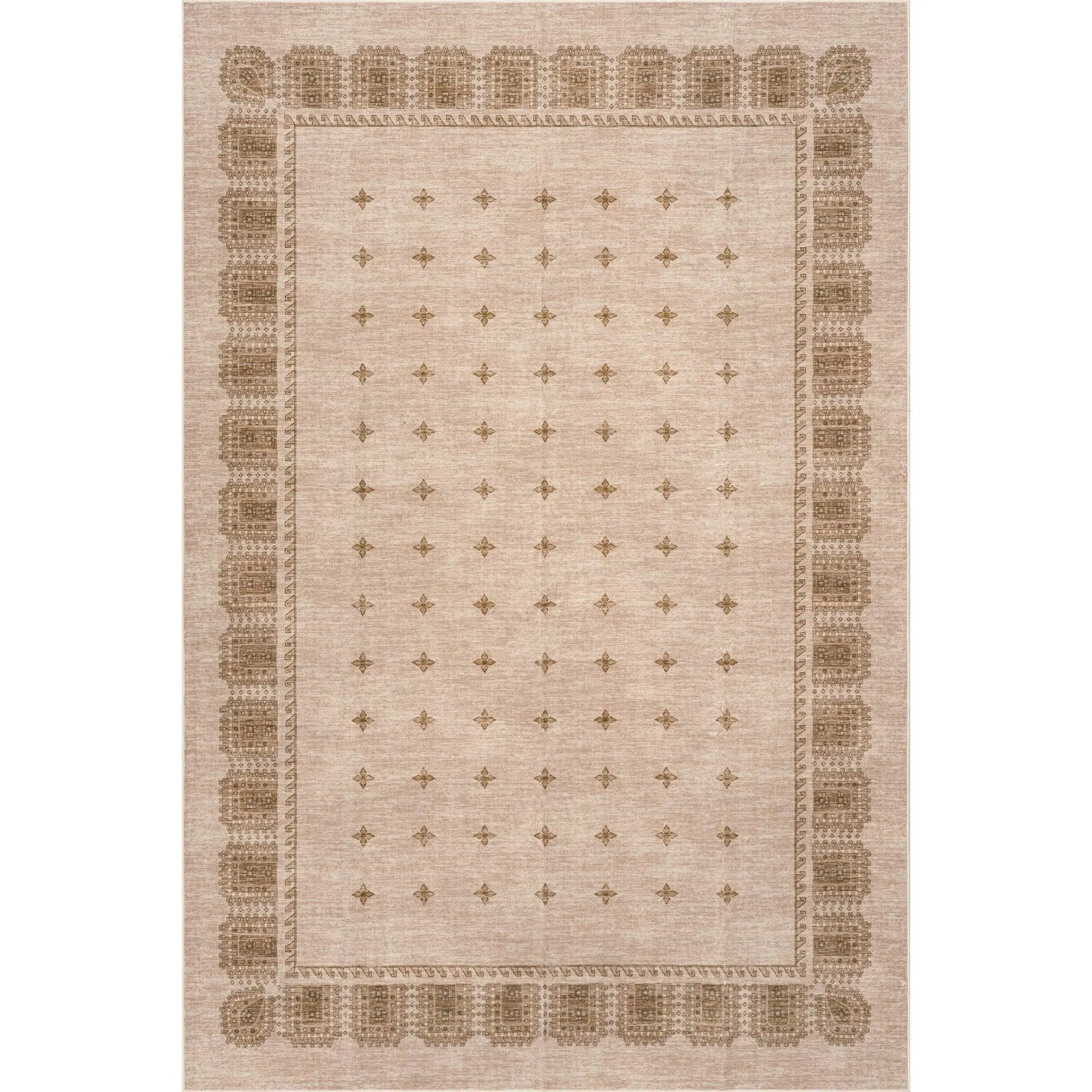 Nuloom Sorrelle Bordered Washable Rug