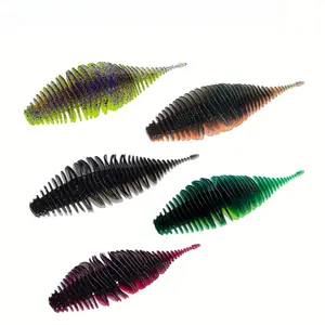 12/8/6/4pcs Soft Swimming Lure Worm, Bionic Lure, Multiple Color Sizes To Meet Daily Needs, Fishing Lure, Outdoor Fishing Accessories